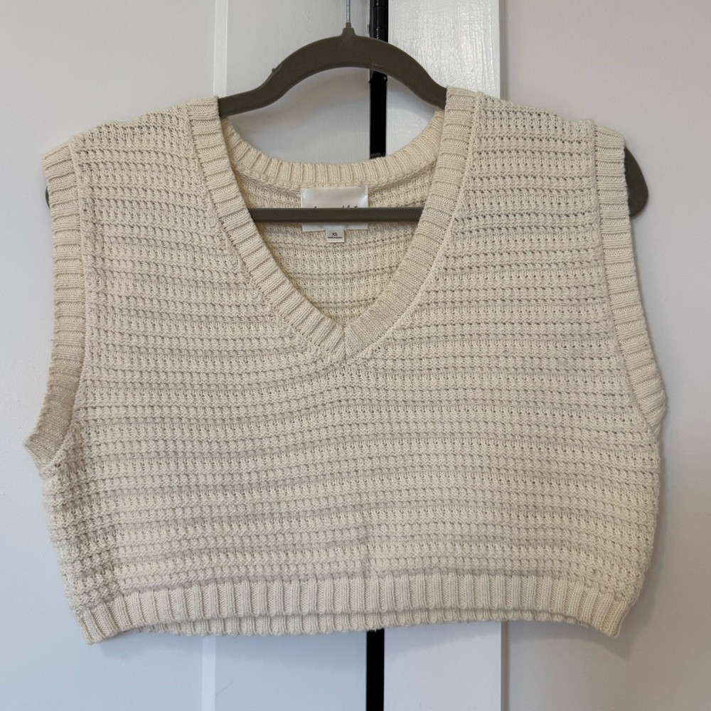 South moon under cropped sweater top